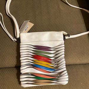 Cute white crossbody purse! New with tags